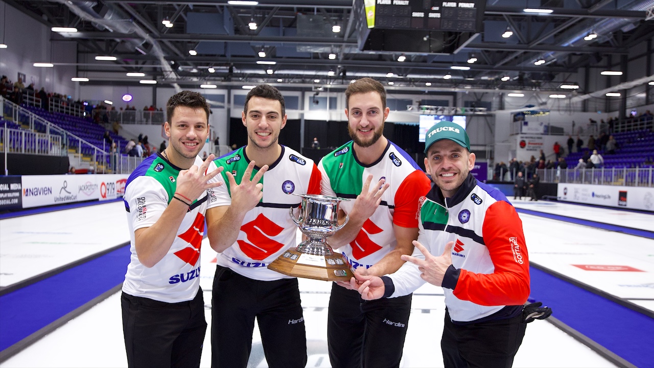 Curling of captures Grand third National men\'s Slam at Slam Retornaz - The KIOTI Grand title